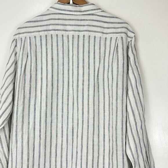 Quince Light Blue Shirt Dress - Picture 13 of 14